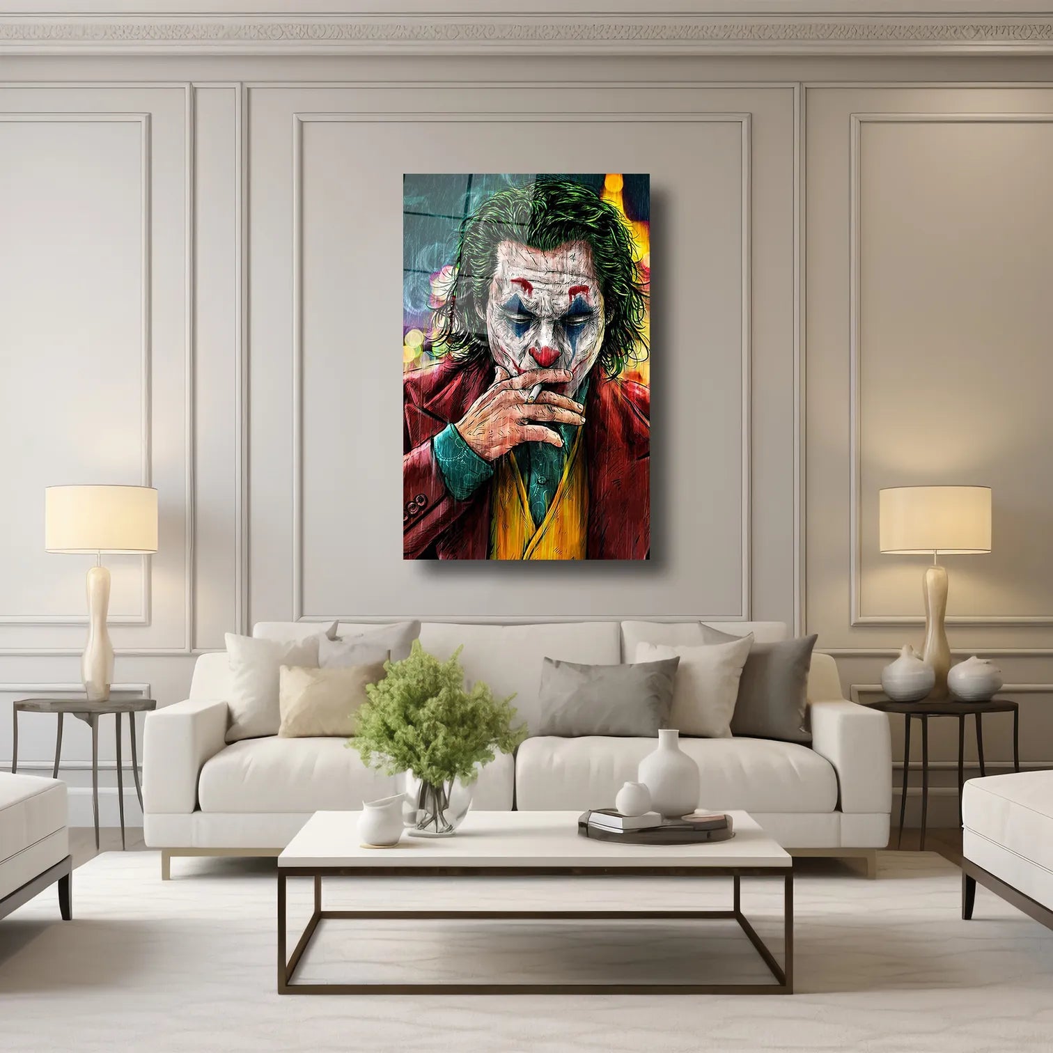 İLLÜSTRASYON JOKER - CAM TABLO - DEG0039