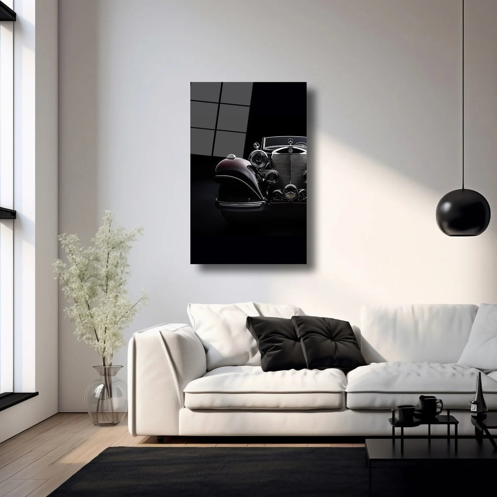 KLASİK MERCEDES - CAM TABLO - DEG0033