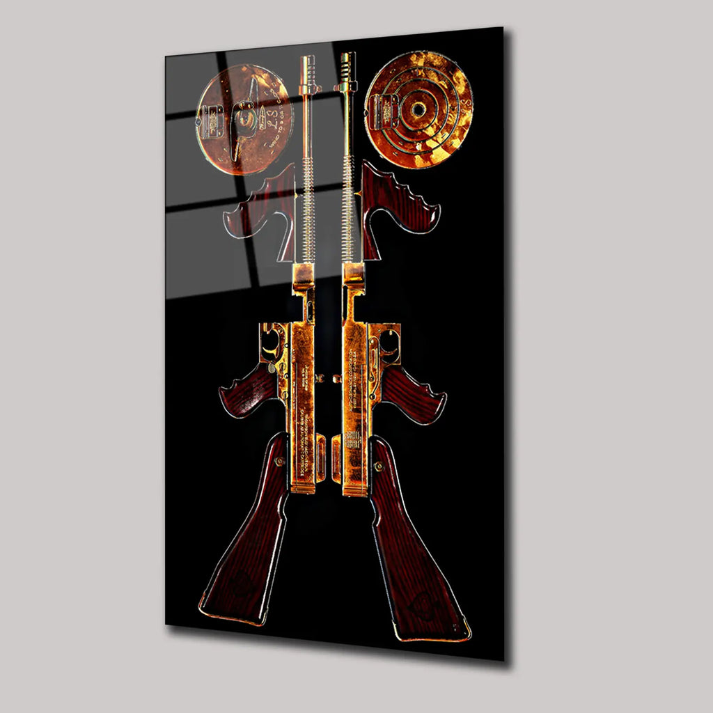 GOLD GUNS - CAM TABLO - DEG0152