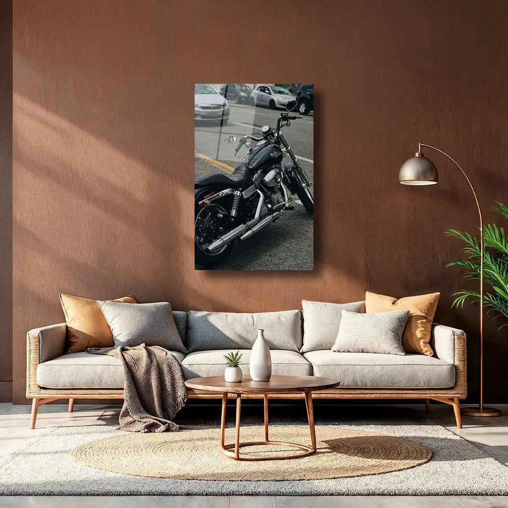 KLASİK HARLEY-DAVIDSON - CAM TABLO - DEG0192