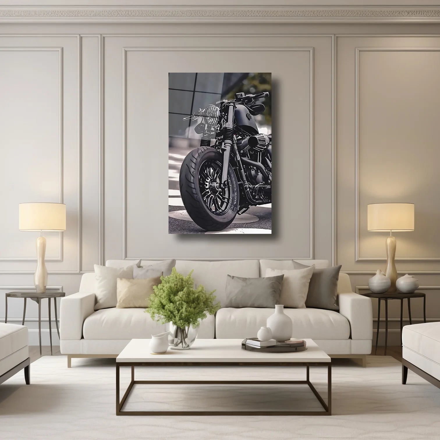 HARLEY-DAVIDSON MOTORSİKLET - CAM TABLO - DEG0191