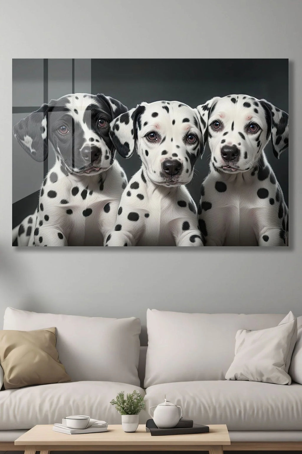 Dalmaçyalı Yavru Köpek Cam Tablo