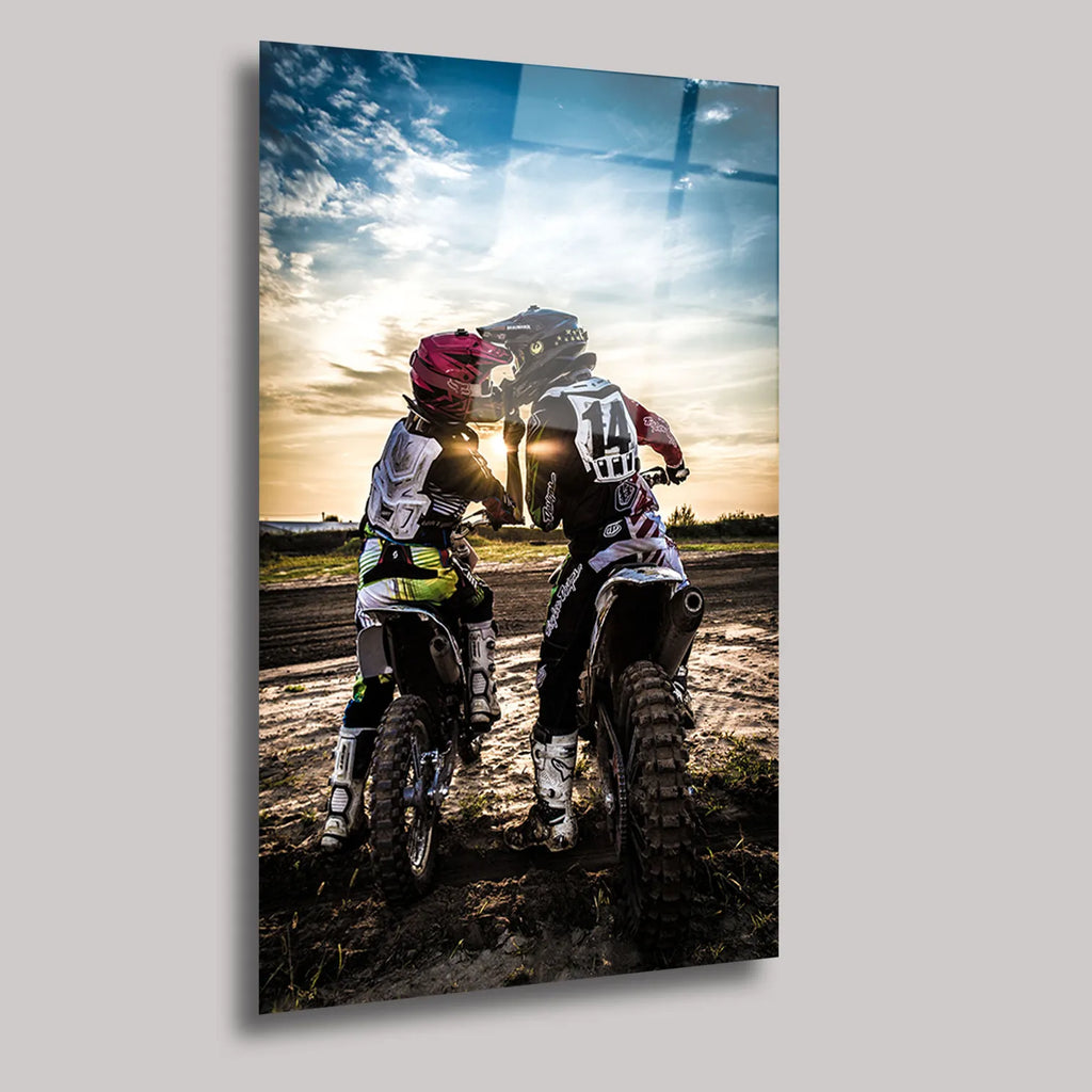 MOTOCROSS VE AŞK - CAM TABLO - DEG0243