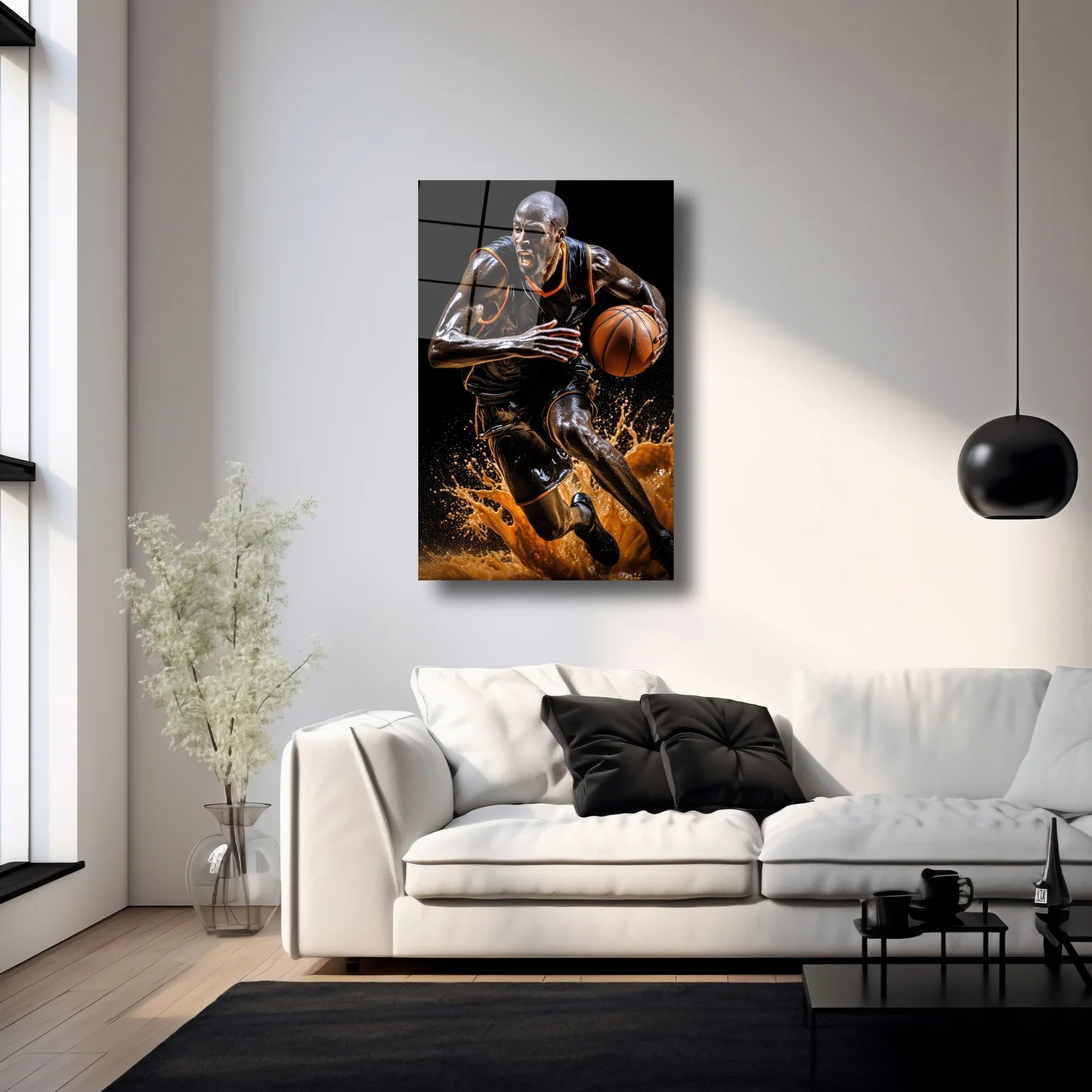 LEBRON JAMES BASKETBOL - CAM TABLO - DEG0136