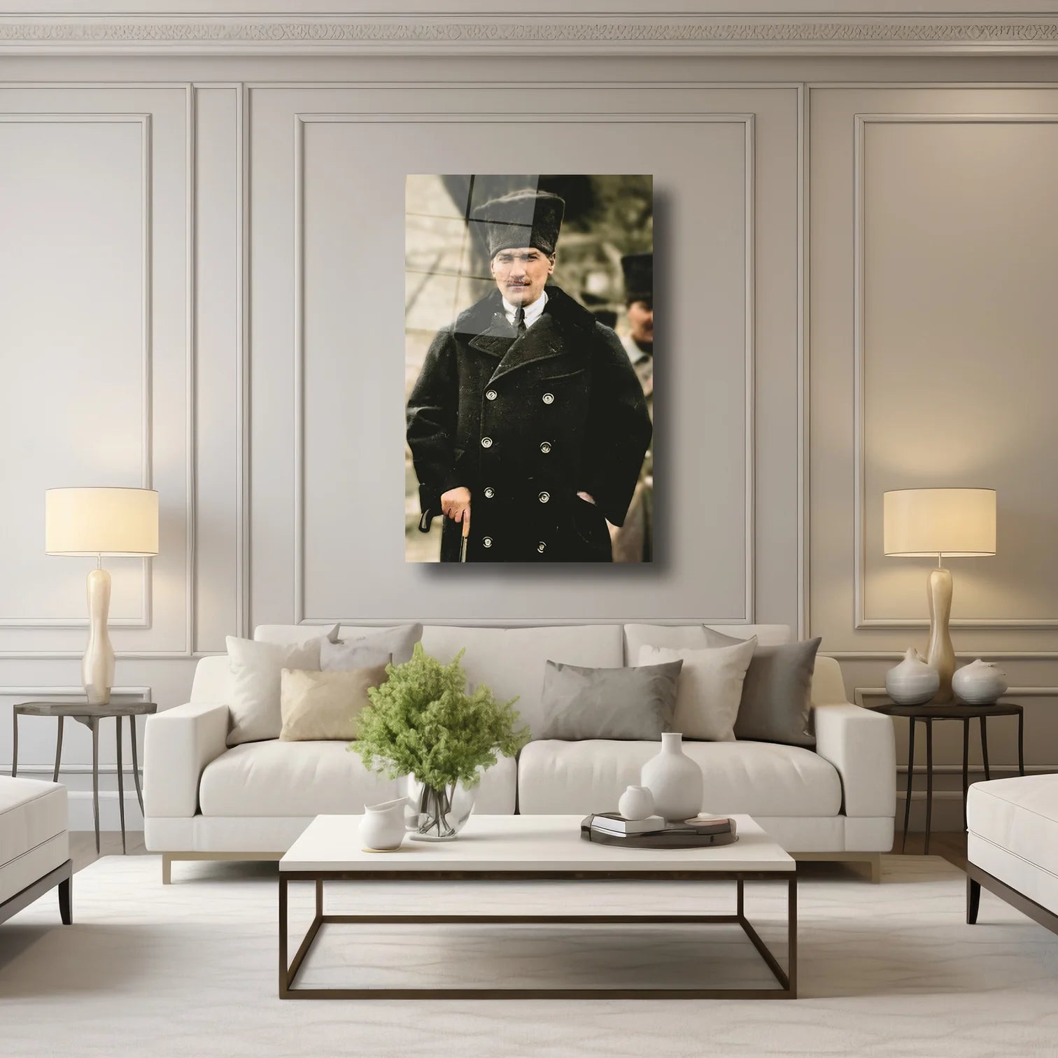 ATATÜRK - CAM TABLO - DEG0287