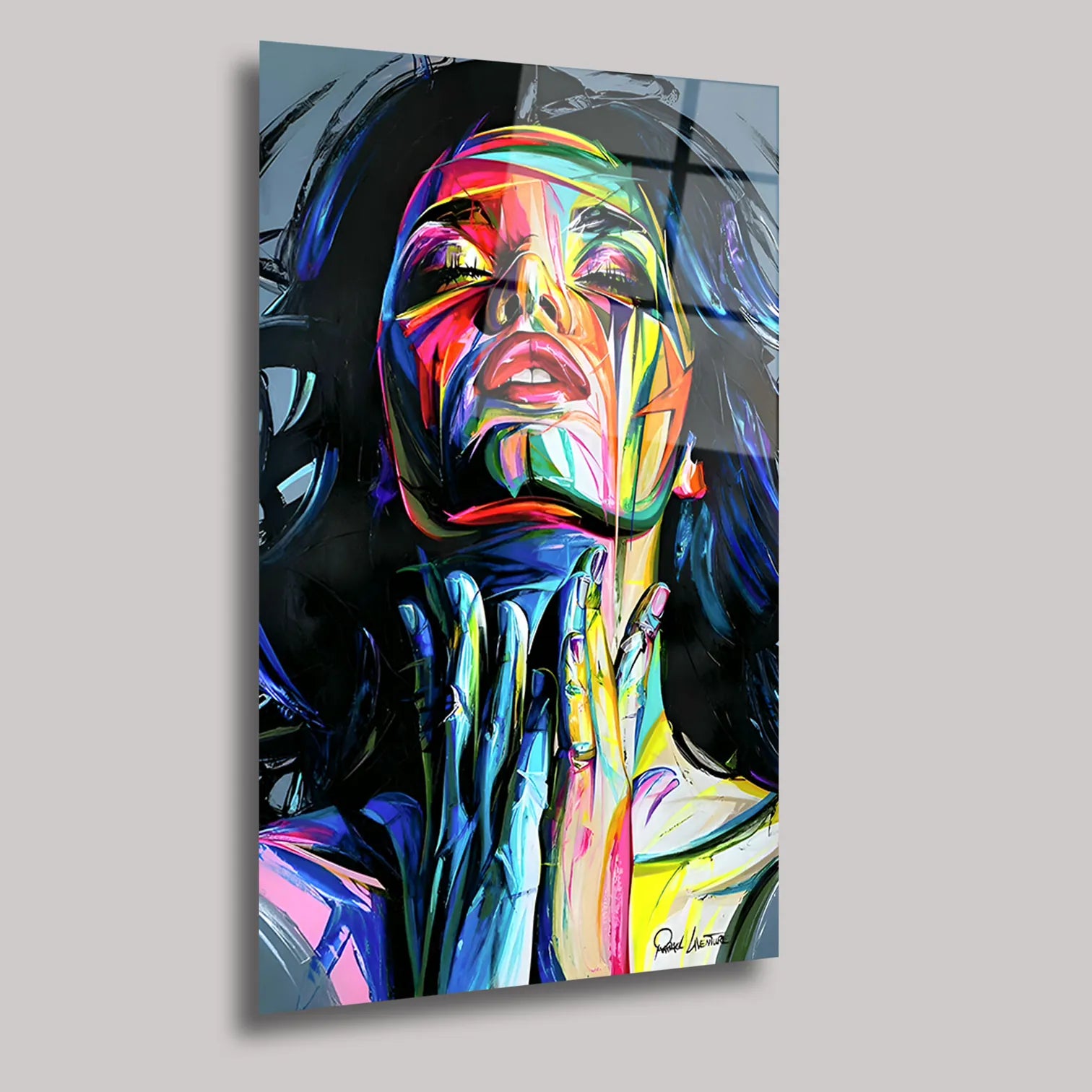 ILLUSTRATION ART WOMAN - CAM TABLO - DEG0116