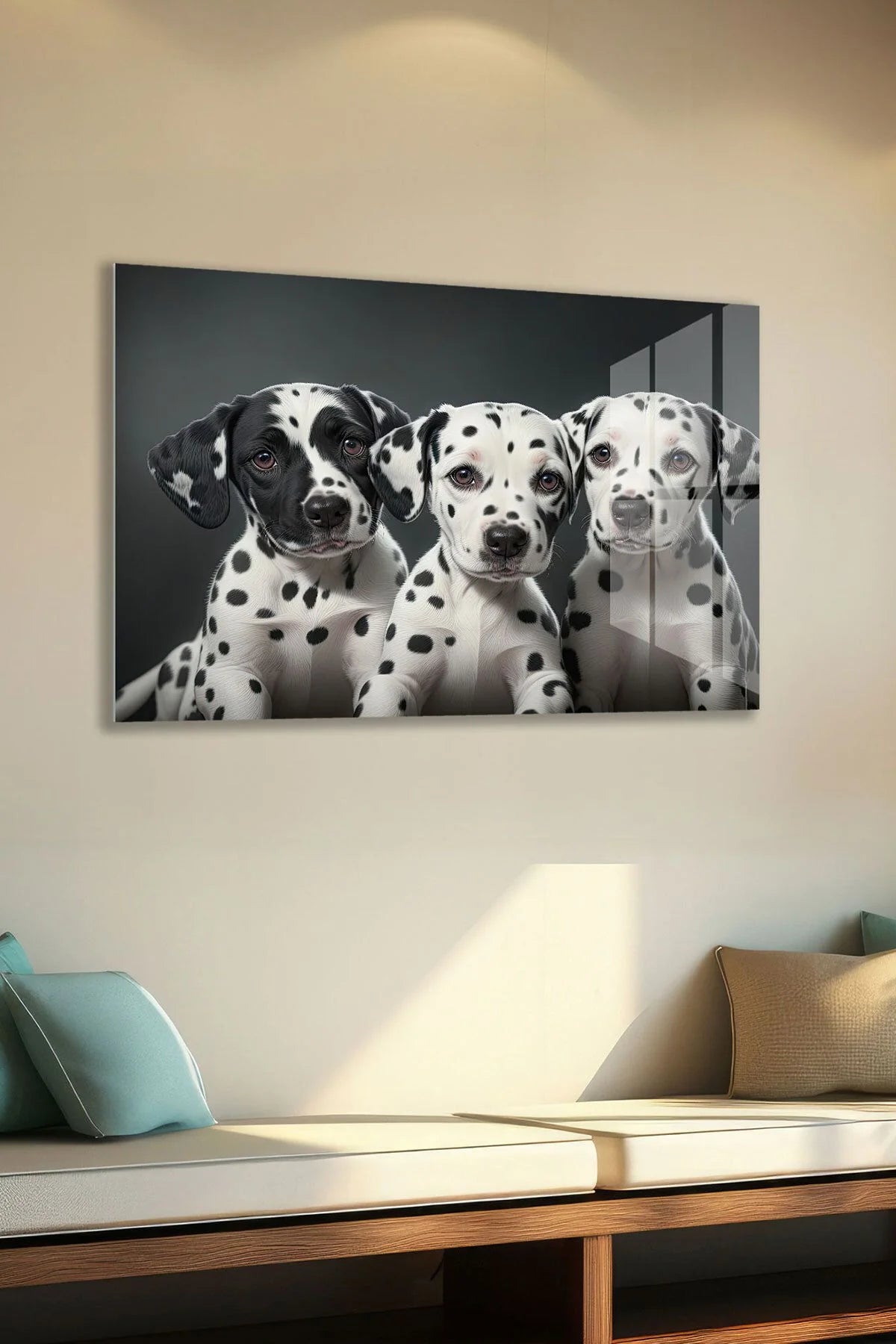 Dalmaçyalı Yavru Köpek Cam Tablo