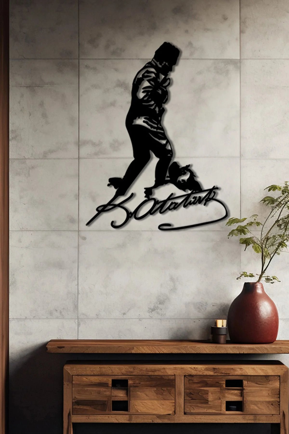 Atatürk Kocatepe Silüeti Metal Tablo