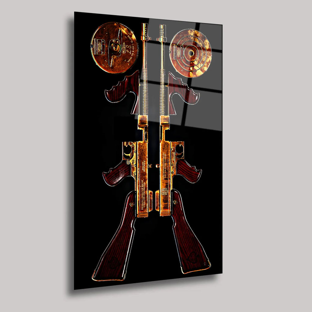 GOLD GUNS - CAM TABLO - DEG0152