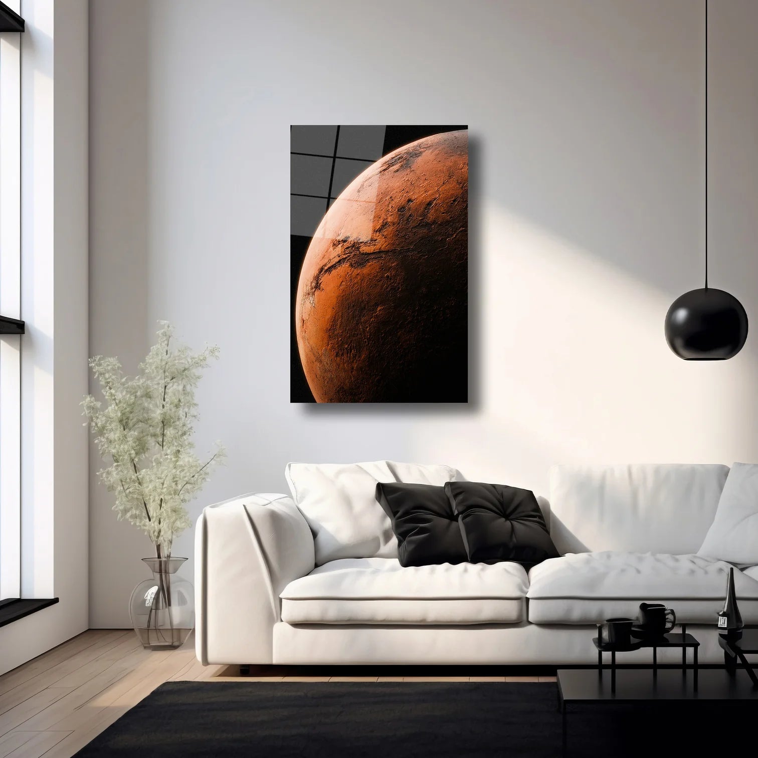 MARS'IN YÜZÜ - CAM TABLO - DEG0046