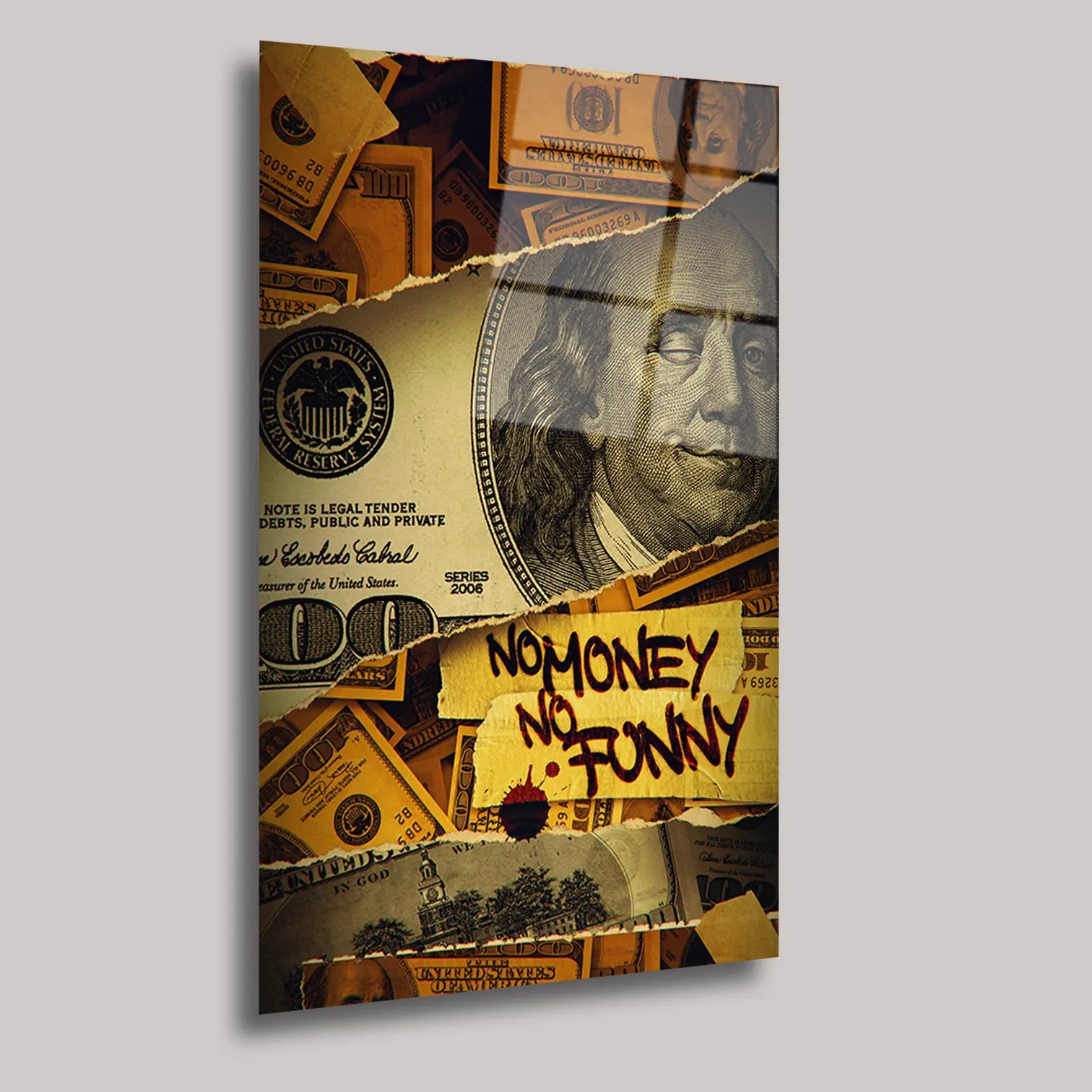 MONEY AND FUNNY - CAM TABLO - DEG0236