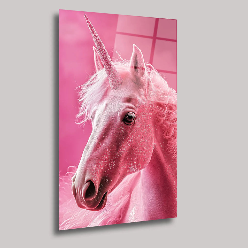 PEMBE UNICORN - CAM TABLO - DEG0212