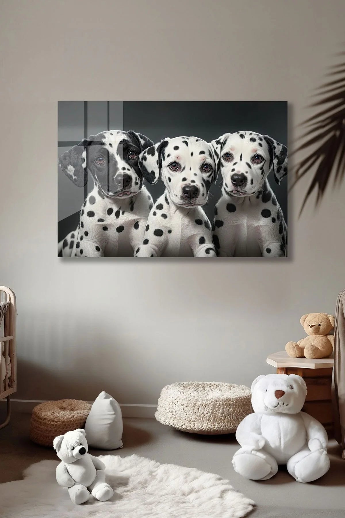 Dalmaçyalı Yavru Köpek Cam Tablo