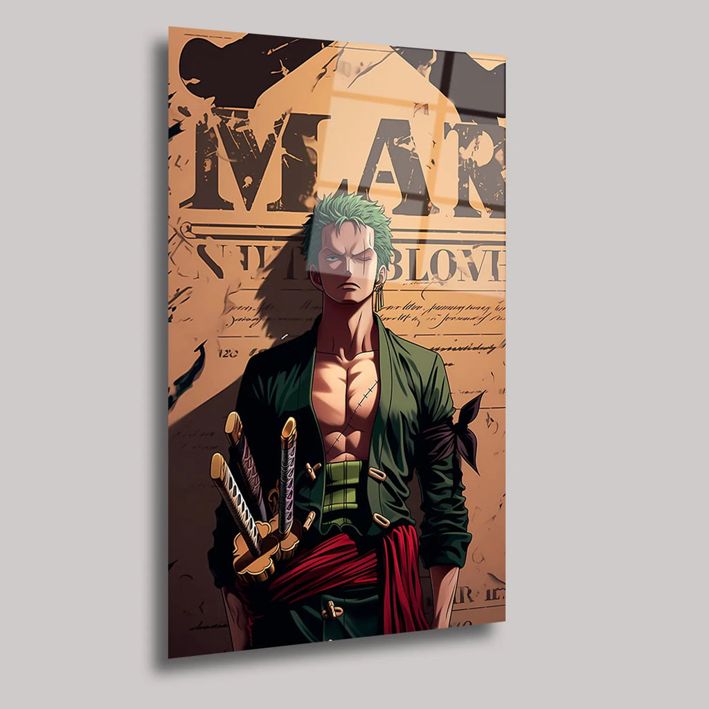 ANİME ONE PİECE RORONOA ZORO - CAM TABLO - DEG0221