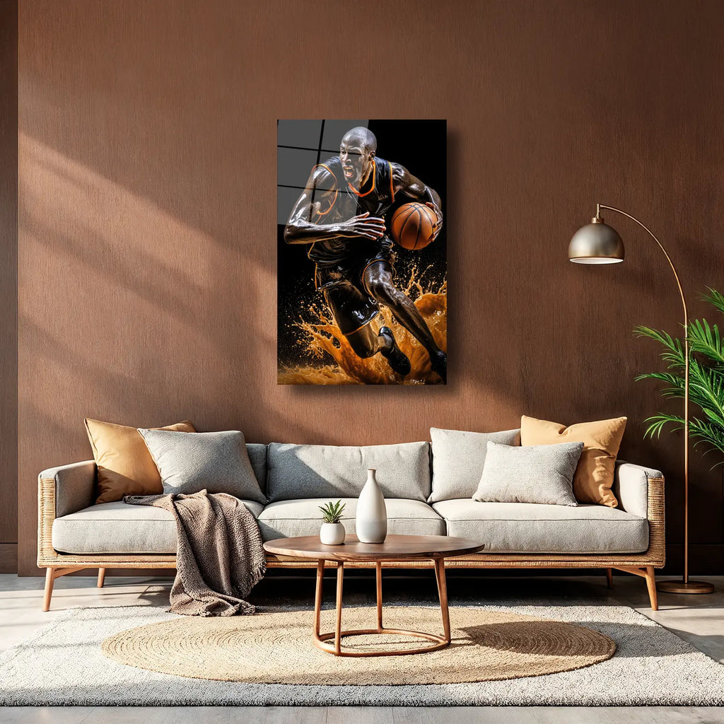 LEBRON JAMES BASKETBOL - CAM TABLO - DEG0136