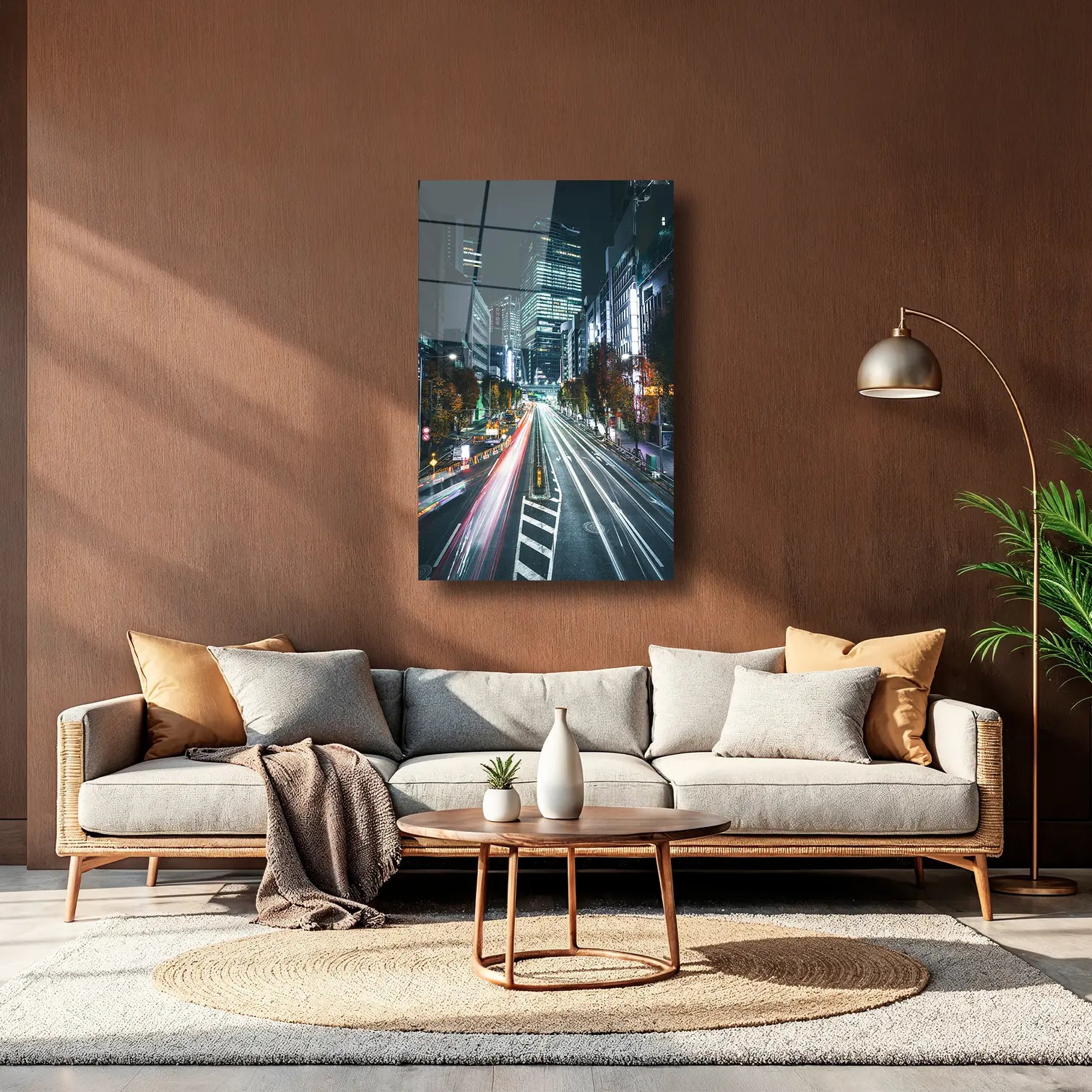 METROPOL IŞIKLARI - CAM TABLO - DEG0285
